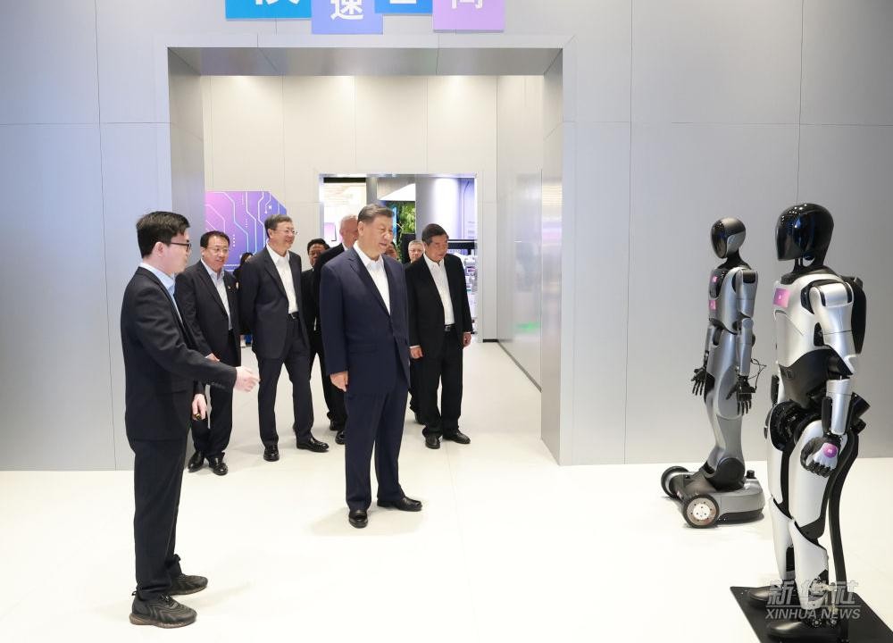 习近平总书记到上海调研，三亿体育代表具身智能行业汇报进展